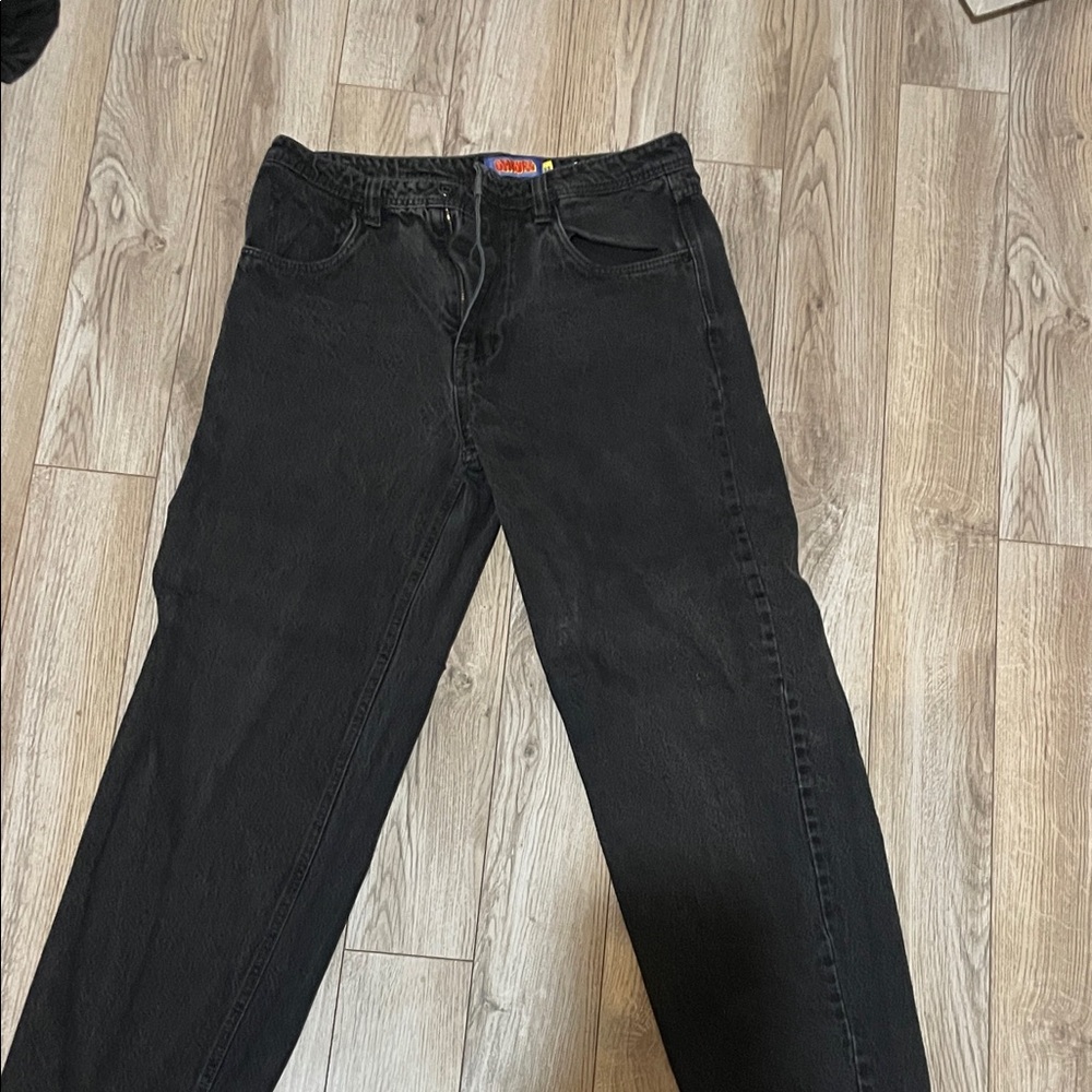Empyre Men's Black Straight Jeans